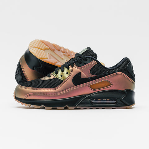 NIKE AIR MAX 90 - BLACK/DARK RUSSET