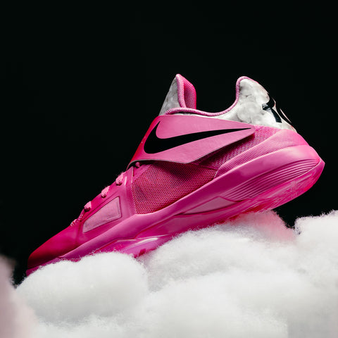 NIKE ZOOM KD IV 'AUNT PEARL' - PINKFIRE II/BLACK