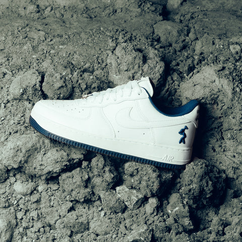 LIL YACHTY X NIKE US FORCE 1 'CONCRETE BOYS' - WHITE/MIDNIGHT NAVY