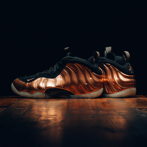 NIKE AIR FOAMPOSITE ONE 'COPPER' - BLACK/METALLIC COPPER