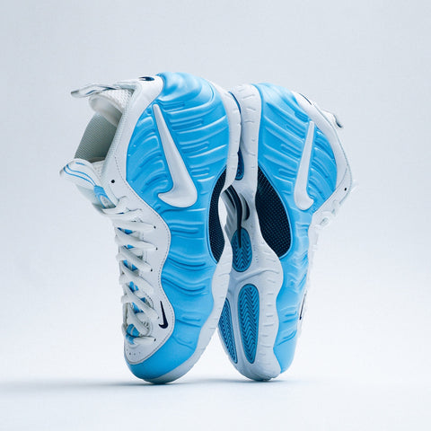 NIKE AIR FOAMPOSITE PRO 'UNC' - UNIVERSITY BLUE/WHITE