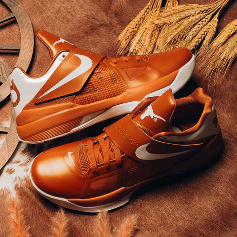NIKE ZOOM KD IV 'TEXAS' - DESERT ORANGE/WHITE