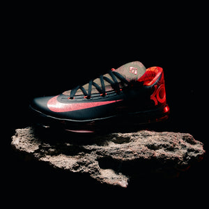 NIKE KD 6 'METEOROLOGY' - BLACK/ATOMIC RED