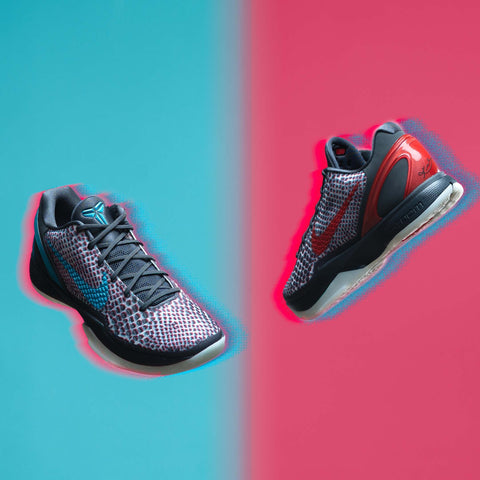 NIKE KOBE VI PROTRO 'ALL STAR 3D' - DARK GREY/CHLORINE BLUE