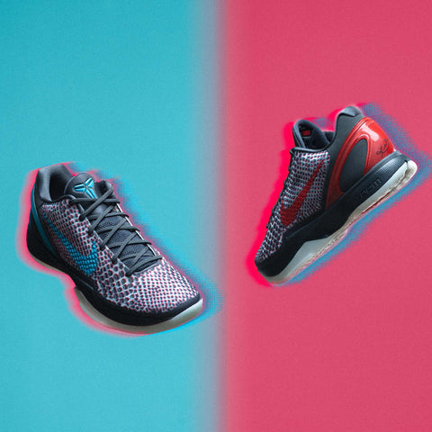 NIKE KOBE VI PROTRO 'ALL STAR 3D' - DARK GREY/CHLORINE BLUE