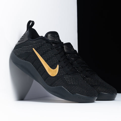 NIKE KOBE XI ELITE PROTRO 'FADE TO BLACK' - BLACK/METALLIC GOLD