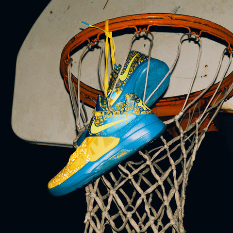 NIKE ZOOM KD IV 'SCORING TITLE' - PHOTO BLUE/LEMON TWIST