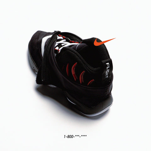 NIKE AIR ZOOM FLIGHT 'THE GLOVE' - BLACK/WHITE