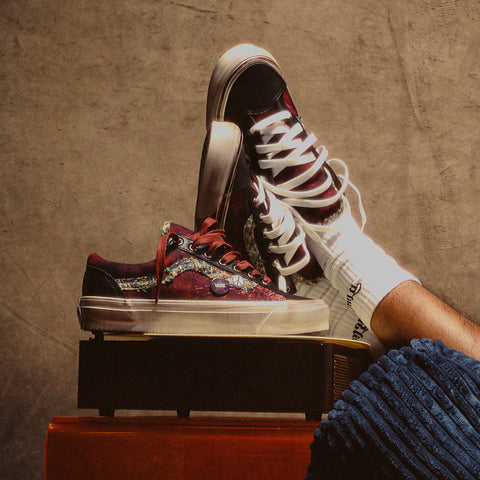 VANS LX OLD SKOOL 36 'SOUVENIR' - SOUVENIR BURGUNDY