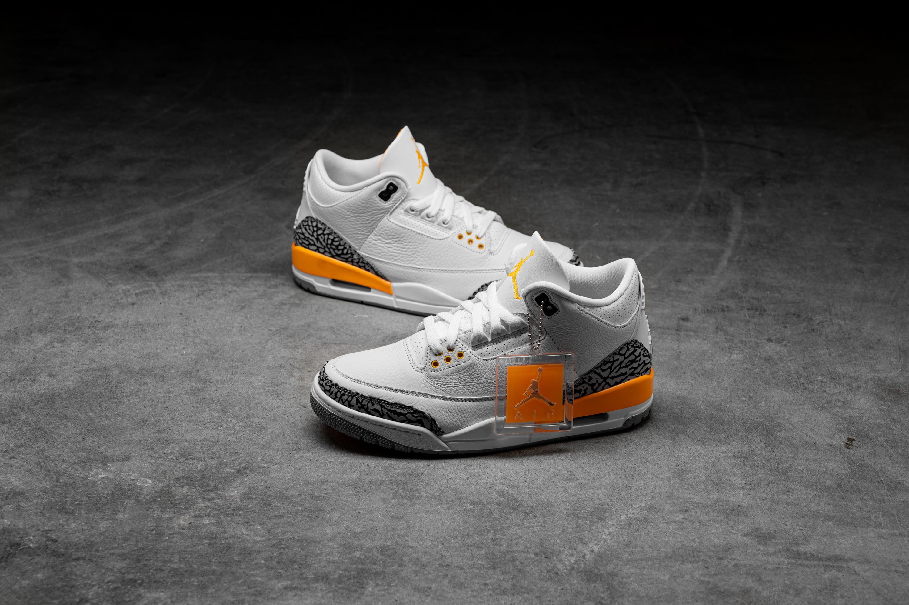 Jordan 3 deals laser orange