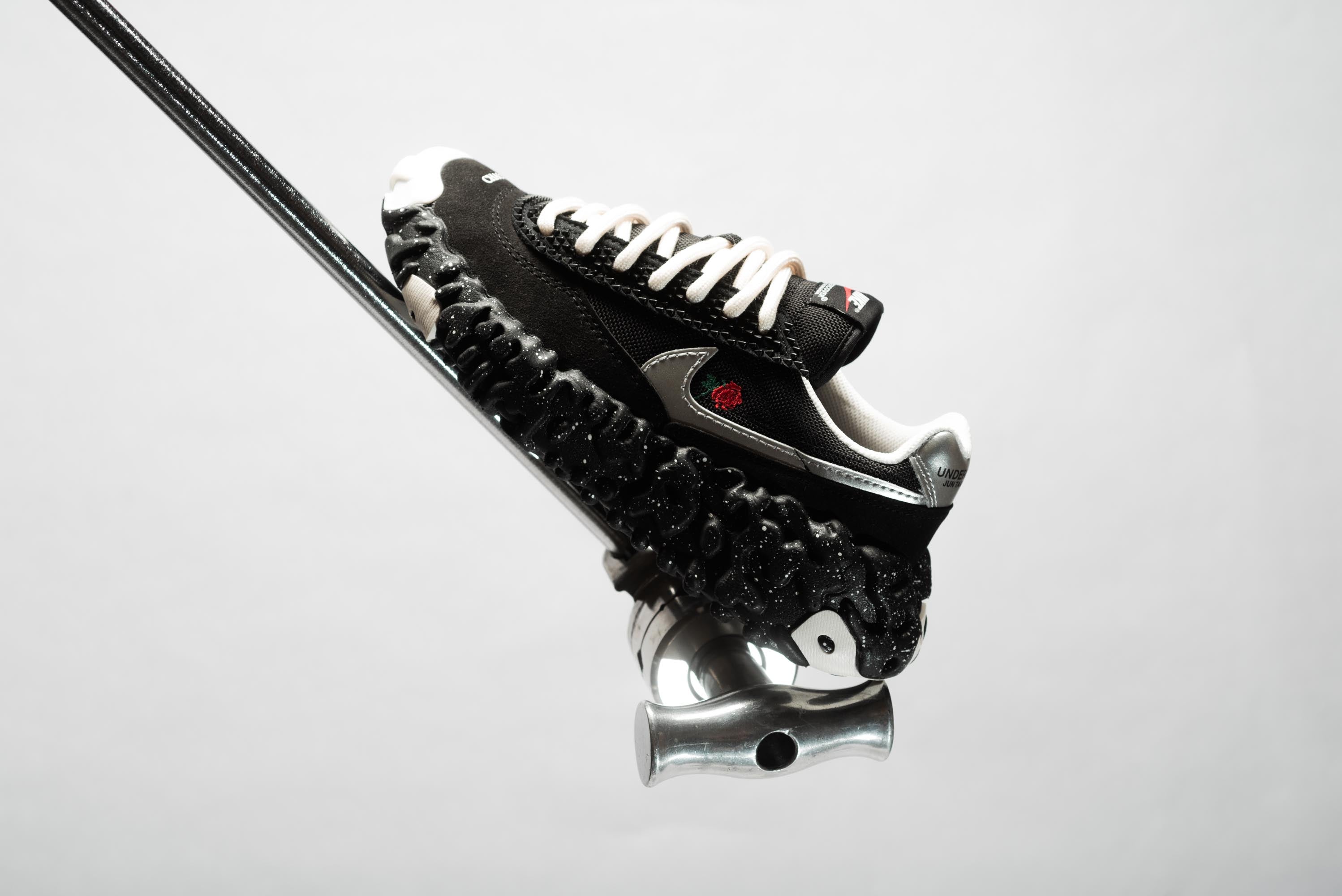 undercover x nike overbreak sp black metallic silver