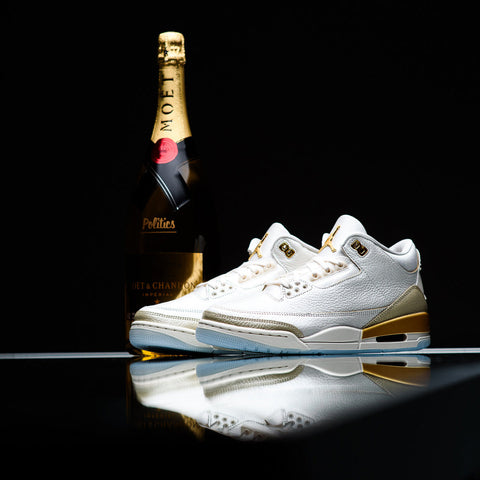 WOMEN'S AIR JORDAN 3 RETRO - SAIL/TEAM GOLD