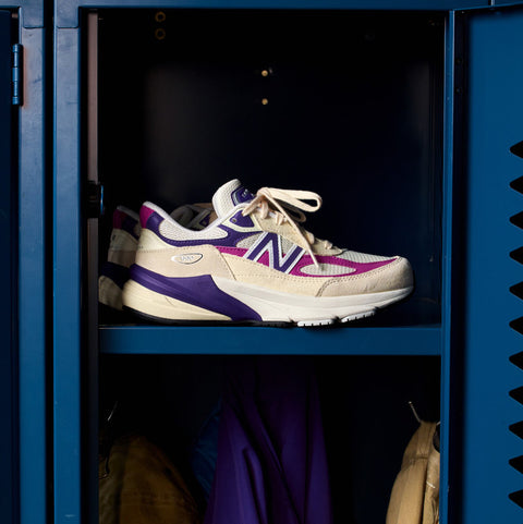 NEW BALANCE 990V6 'MAGENTA POP' - MACADAMIA NUT/MAGENTA POP
