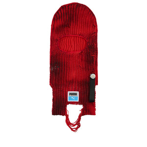A$AP Rocky x Puma Distressed Balaclava - Pop Red/Black