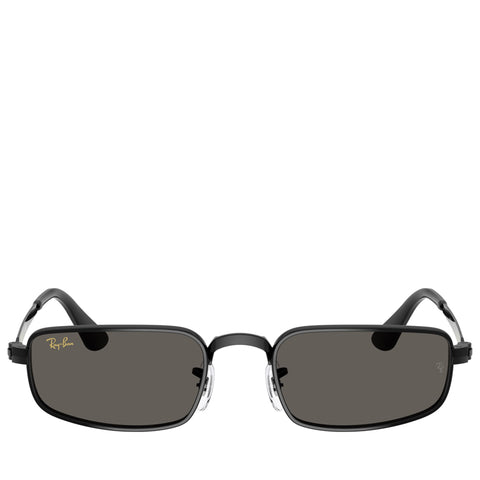 A$AP Rocky x Ray-Ban Bold Metals - Polished Black/Dark Gray