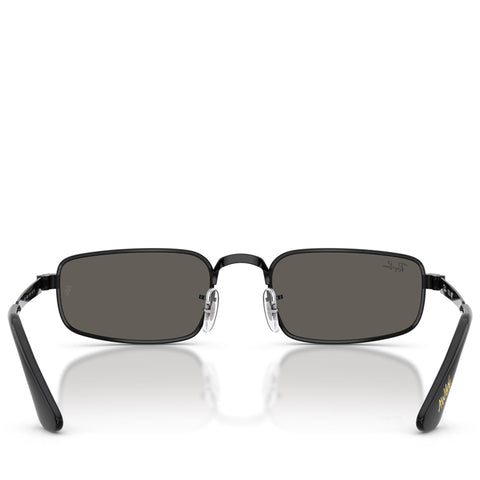 A$AP Rocky x Ray-Ban Bold Metals - Polished Black/Dark Gray