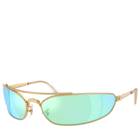 A$AP Rocky x Ray-Ban Pinnacle Metal - Polished Arista Gold/Blue