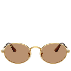 A$AP Rocky x Ray-Ban Bold Metals - Polished Arista Gold/Brown