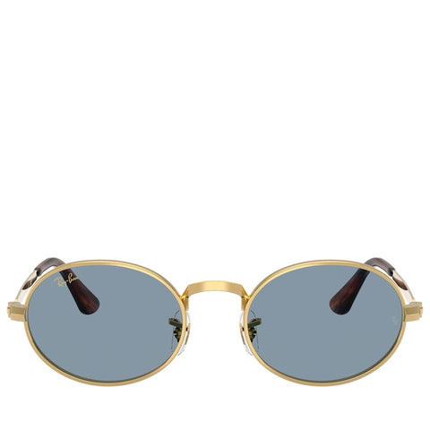 A$AP Rocky x Ray-Ban Bold Metals - Polished Arista Gold/Blue