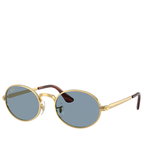 A$AP Rocky x Ray-Ban Bold Metals - Polished Arista Gold/Blue
