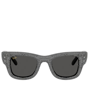 A$AP Rocky x Ray-Ban Wayfarer Puffer Crystal Pavé Edition - Polished Black/Strass Pavé
