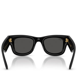 A$AP Rocky x Ray-Ban Wayfarer Puffer Crystal Pavé Edition - Polished Black/Strass Pavé