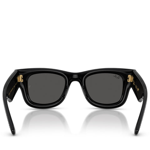 A$AP Rocky x Ray-Ban Wayfarer Puffer Crystal Pavé Edition - Polished Black/Strass Pavé