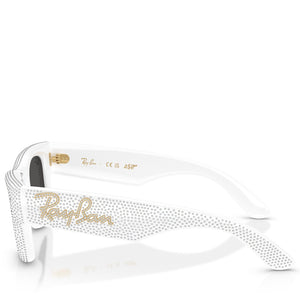 A$AP Rocky x Ray-Ban Wayfarer Puffer Crystal Pavé Edition - Polished White/Strass Pavé