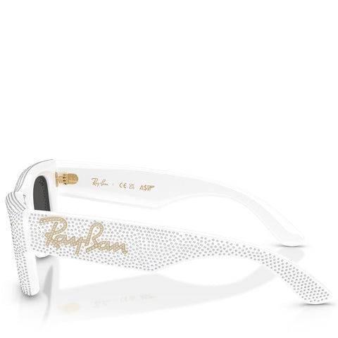 A$AP Rocky x Ray-Ban Wayfarer Puffer Crystal Pavé Edition - Polished White/Strass Pavé