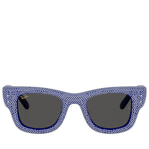 A$AP Rocky x Ray-Ban Wayfarer Puffer Crystal Pavé Edition - Polished Blue/Strass Pavé