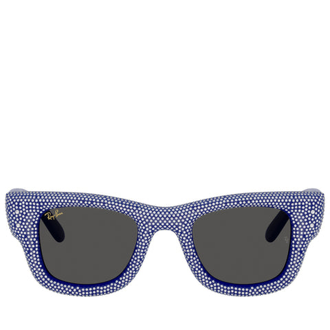 A$AP Rocky x Ray-Ban Wayfarer Puffer Crystal Pavé Edition - Polished Blue/Strass Pavé