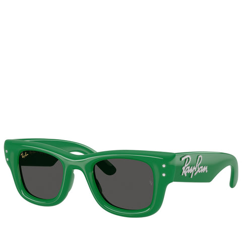 A$AP Rocky x Ray-Ban Wayfarer Puffer Crystal Edition - Polished Green/Strass