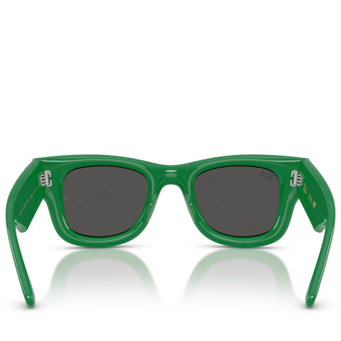 A$AP Rocky x Ray-Ban Wayfarer Puffer Crystal Edition - Polished Green/Strass