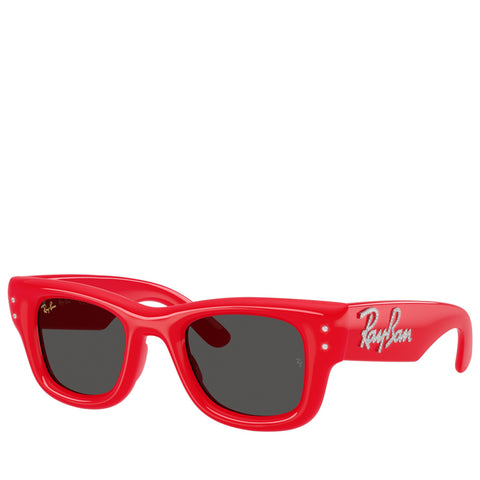 A$AP Rocky x Ray-Ban Wayfarer Puffer Crystal Edition - Polished Red/Strass