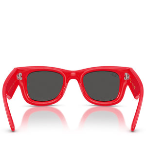A$AP Rocky x Ray-Ban Wayfarer Puffer Crystal Edition - Polished Red/Strass