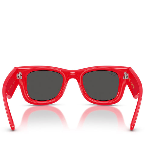 A$AP Rocky x Ray-Ban Wayfarer Puffer Crystal Edition - Polished Red/Strass