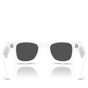 A$AP Rocky x Ray-Ban Wayfarer Puffer Crystal Edition - Polished White/Strass