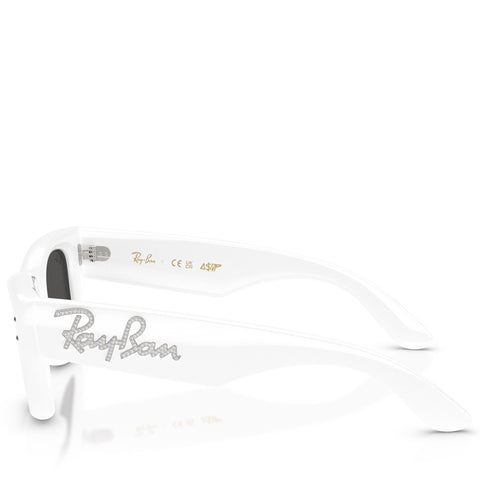 A$AP Rocky x Ray-Ban Wayfarer Puffer Crystal Edition - Polished White/Strass
