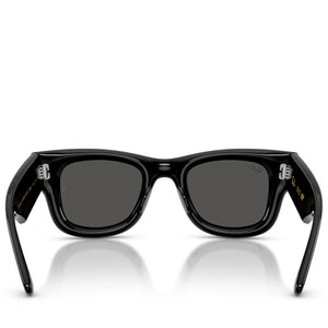 A$AP Rocky x Ray-Ban Wayfarer Puffer Crystal Edition - Polished Black/Strass
