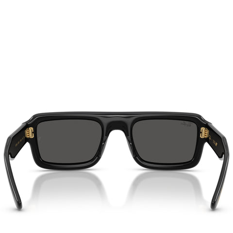 A$AP Rocky x Ray-Ban Flacko Puffer - Polished Black/Ultra Black
