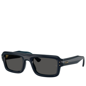 A$AP Rocky x Ray-Ban Flacko Puffer - Polished Transparent Dark Blue/Ultra Black