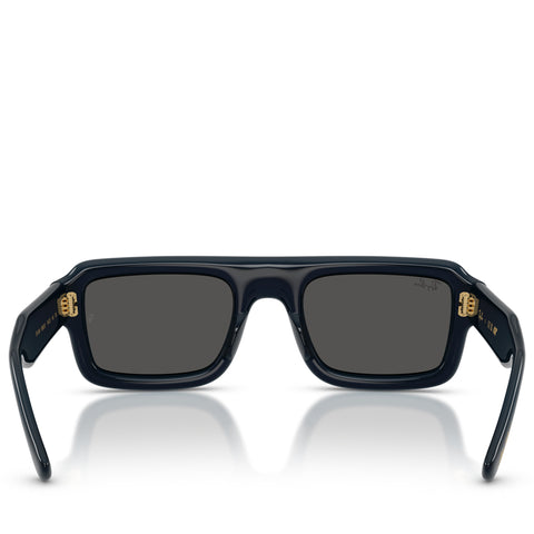 A$AP Rocky x Ray-Ban Flacko Puffer - Polished Transparent Dark Blue/Ultra Black