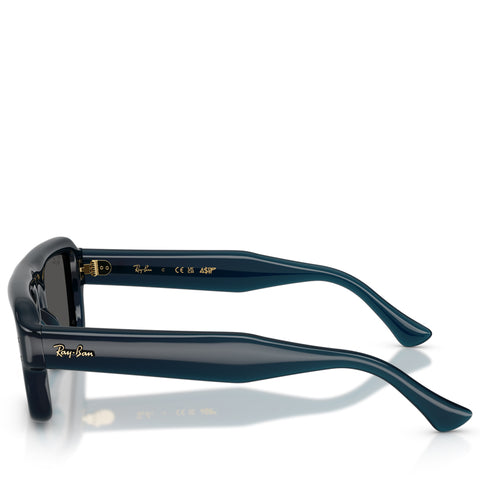 A$AP Rocky x Ray-Ban Flacko Puffer - Transparent Blue/Dark Grey