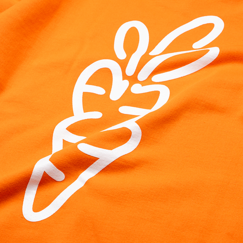 Carrots By Anwar Carrots Wordmark Crew - Orange