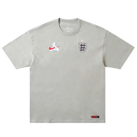 Palace x England x Nike Tee - Pewter Grey