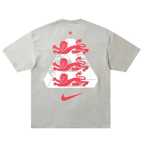 Palace x England x Nike Tee - Pewter Grey