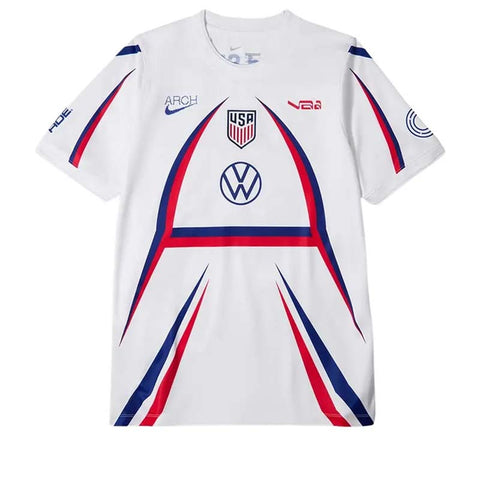 Virgil Abloh Archive x USA x Nike Academy Pro Soccer Top - White/Deep Royal Blue