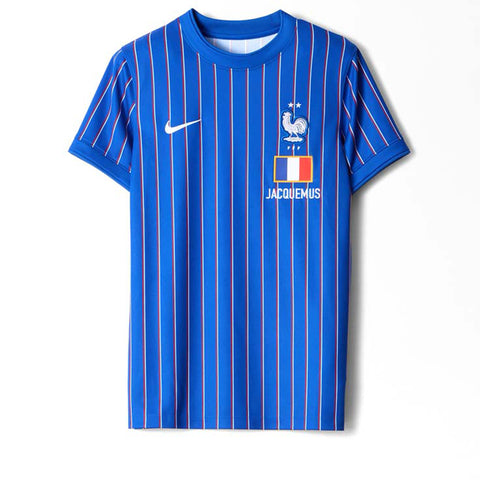 Women's Jacquemus x France x Nike Soccer Top - Game Royal/University Red