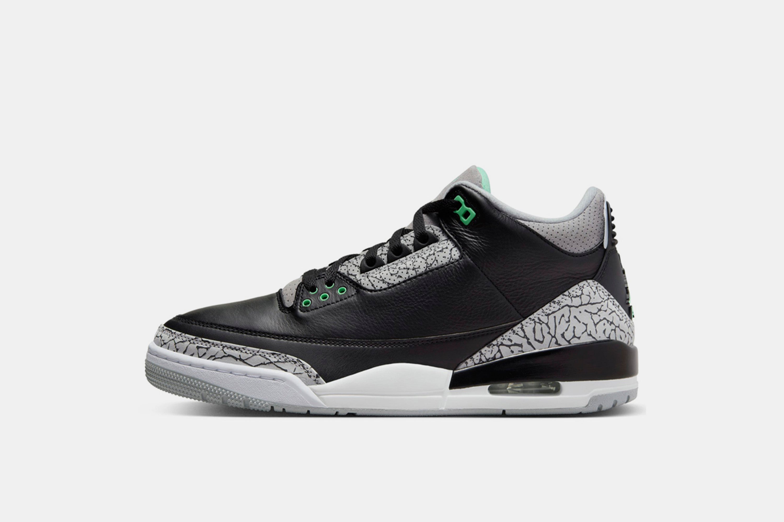 Jordan 3 hotsell grey green