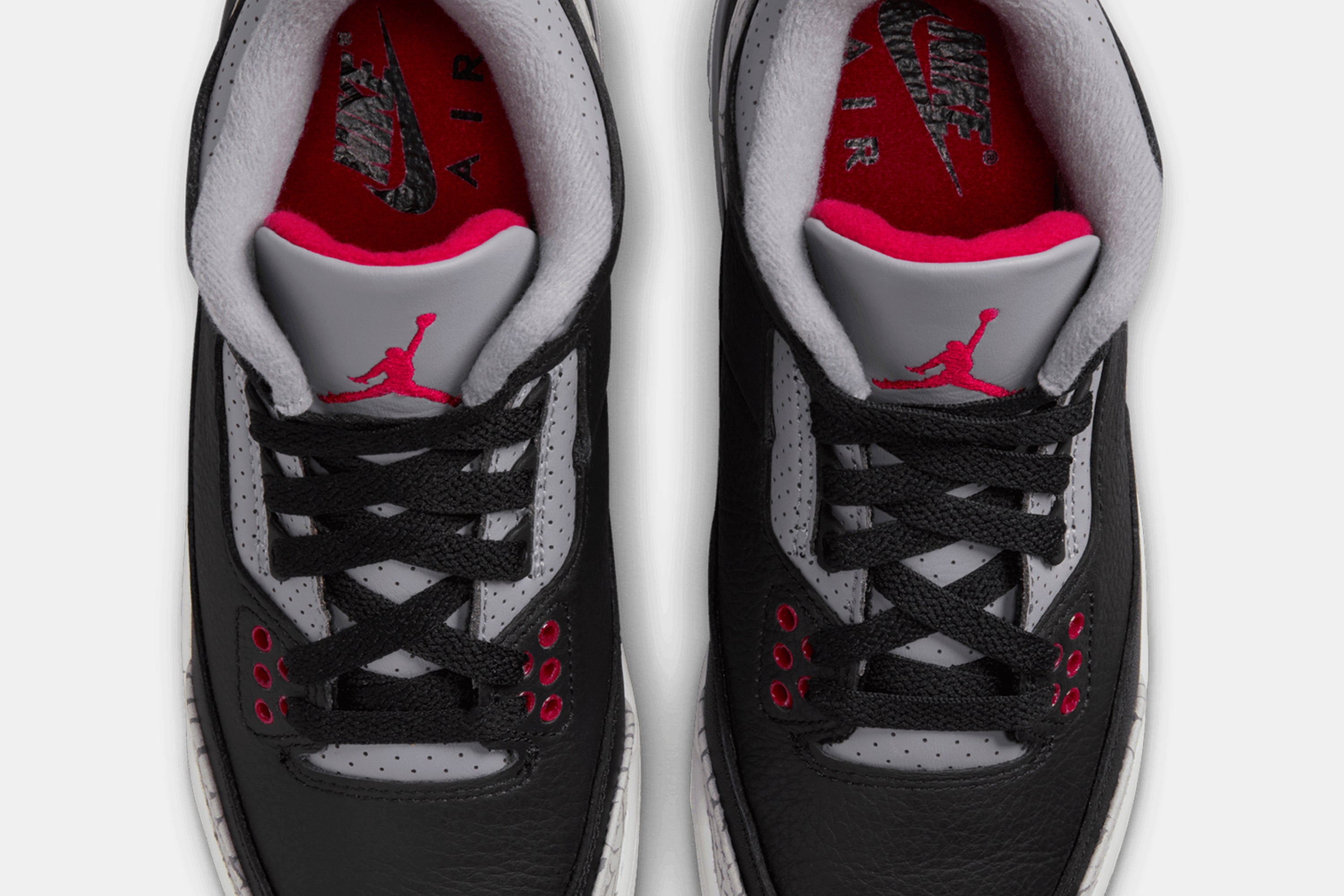 jordan 3 black and red